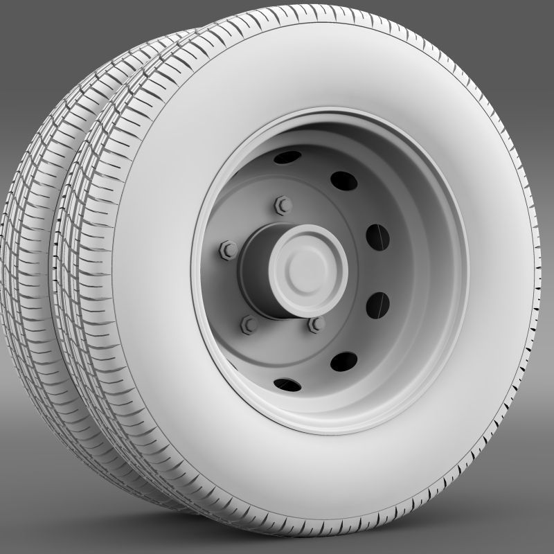 Ashok Leyland wheel2 3D model_6