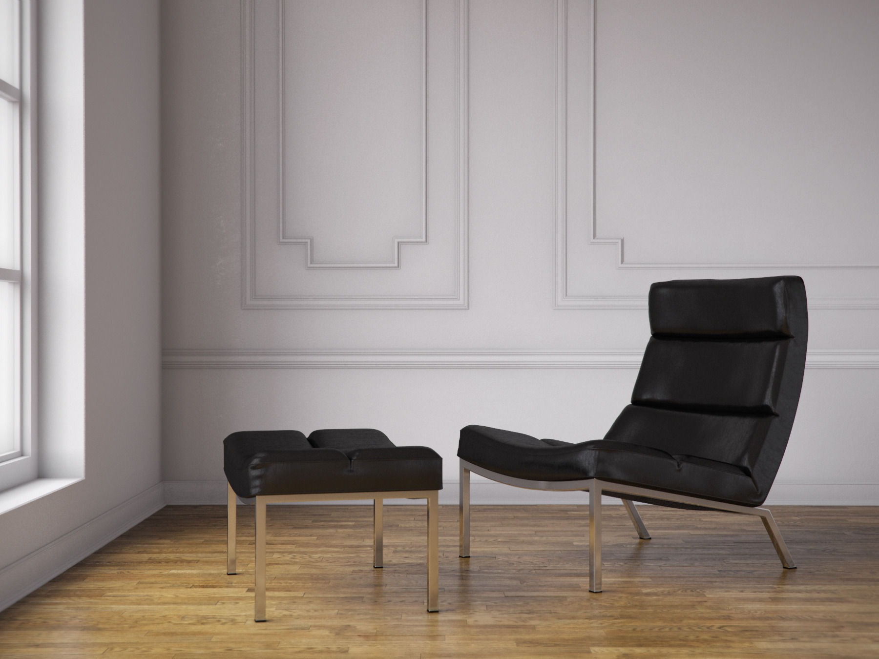 Bodema Db06 Armchair 3D model_0