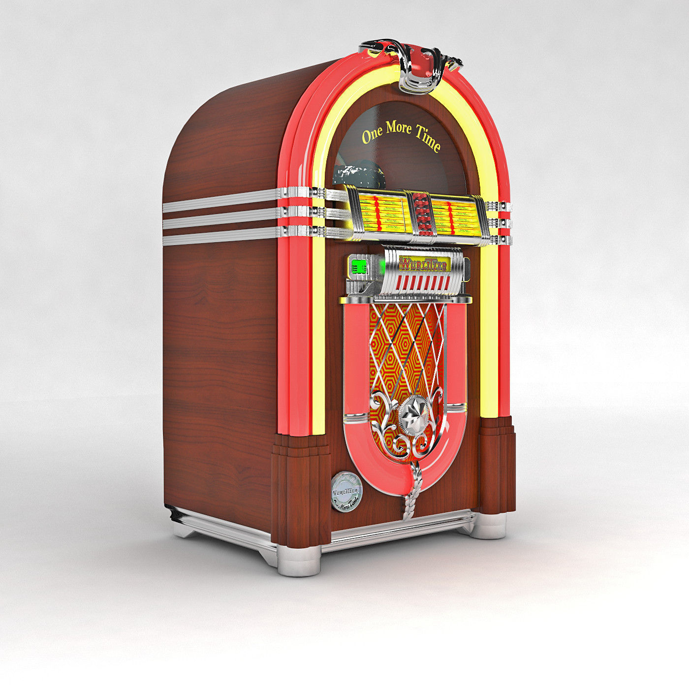 Classic American jukebox 3D Model MAX OBJ FBX | CGTrader.com