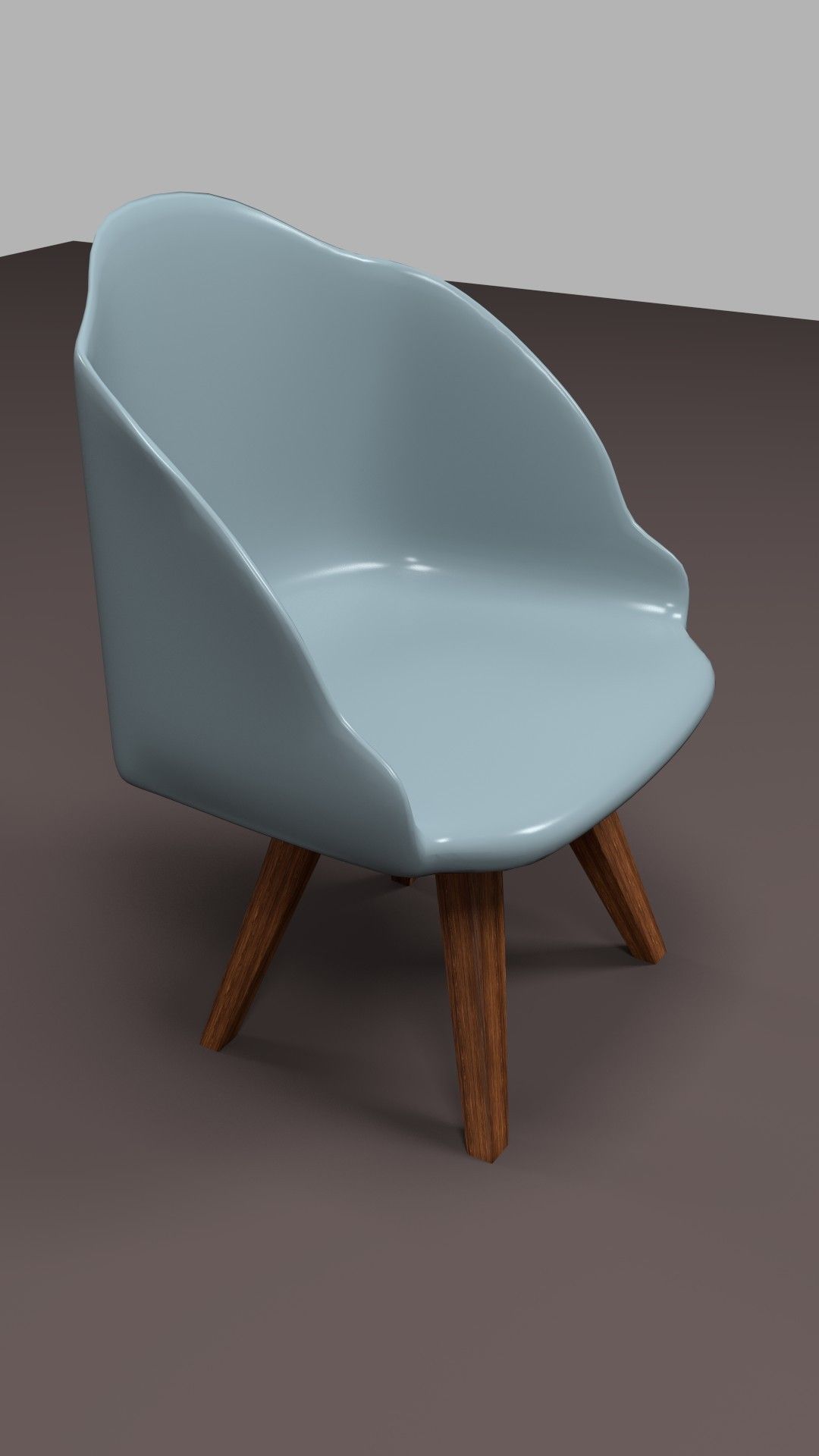 Pack of chairs 3D model_8