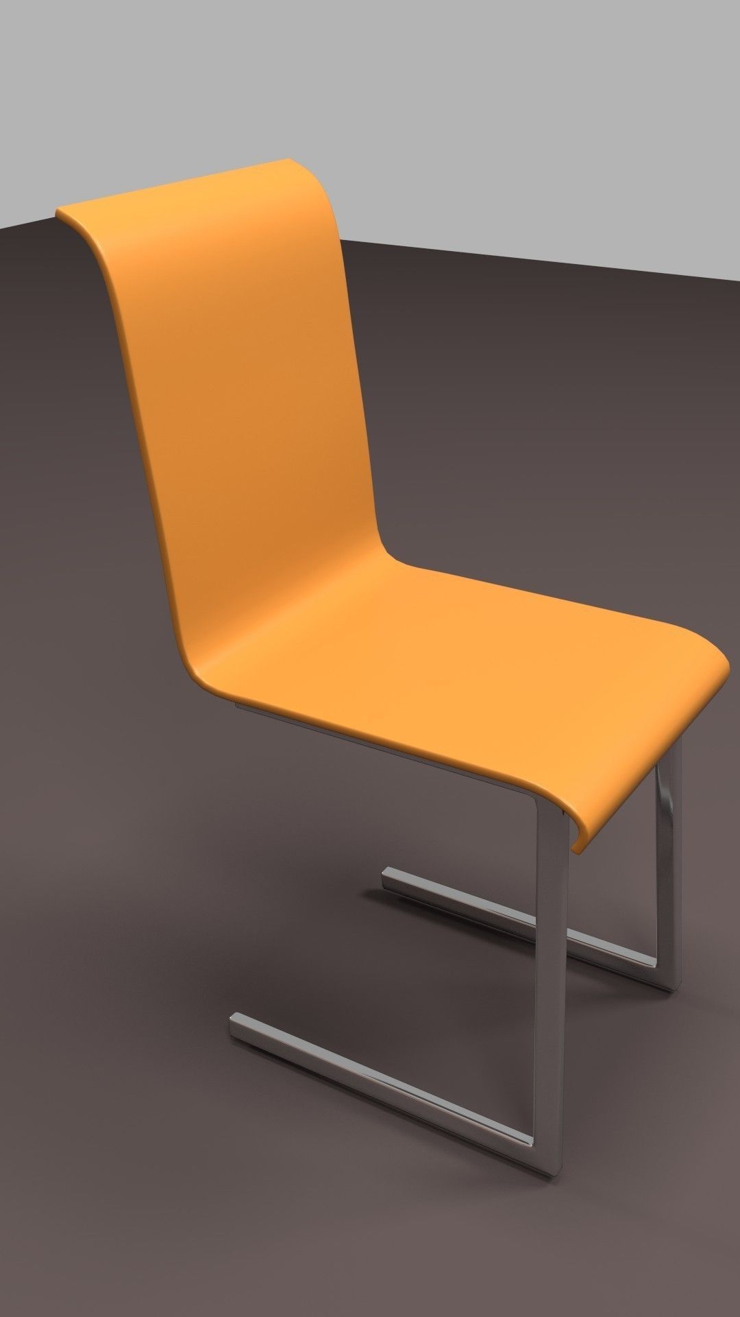 Pack of chairs 3D model_4