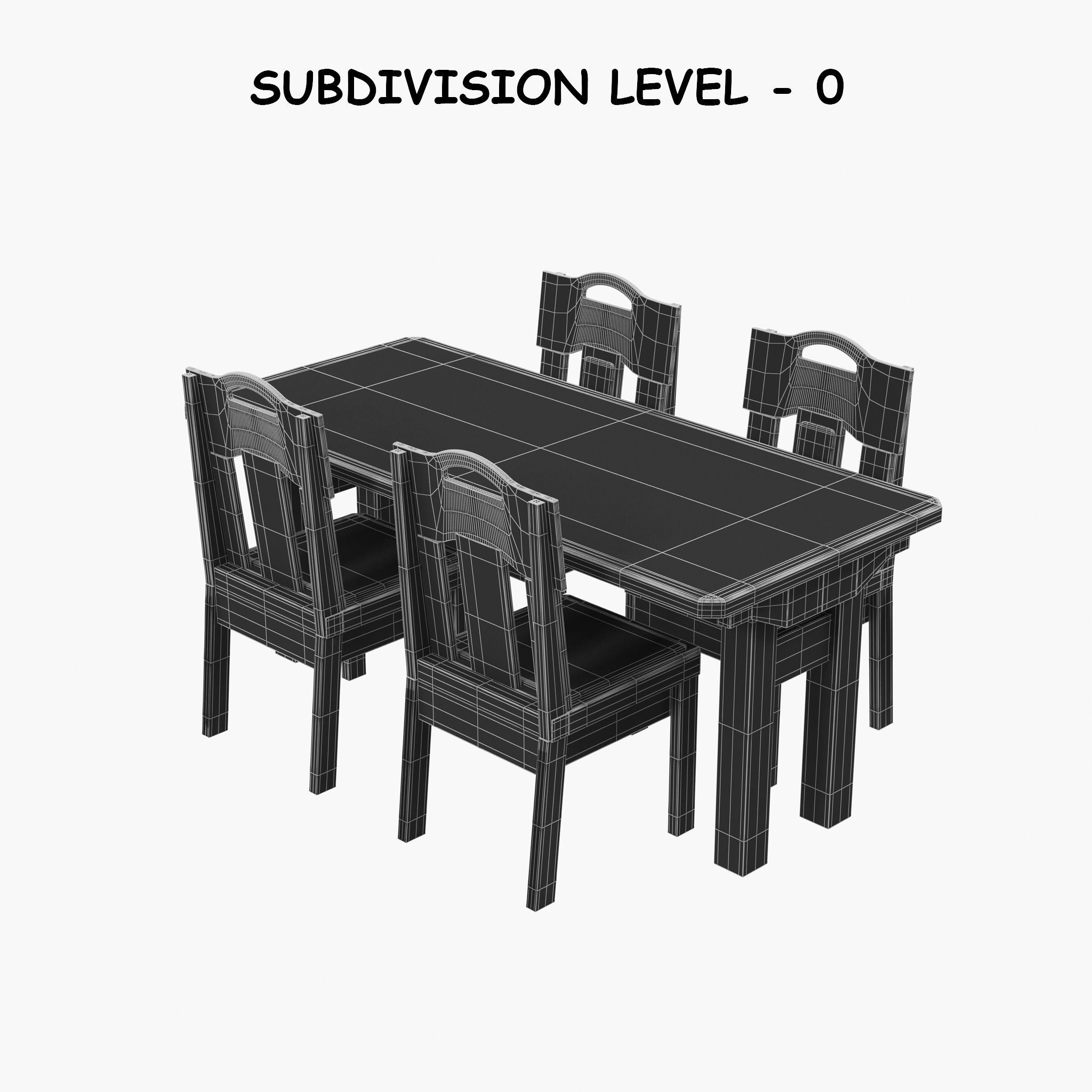 table restoration 3D model_9