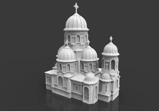 Capriana church Free 3D print model