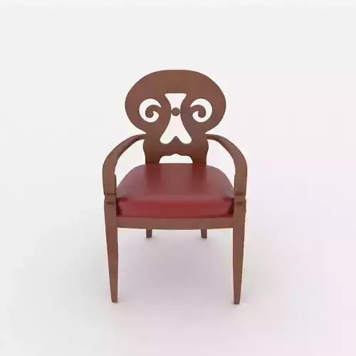 Leather chair for the office Free 3D model