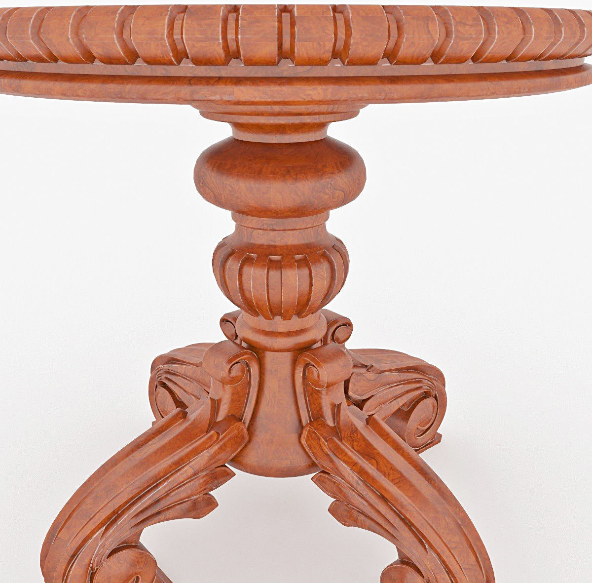 High coffee table Free 3D model_1