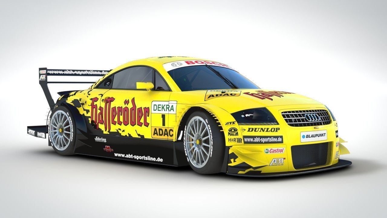 Audi TT-R DTM 2003 - Hasseroeder 3D model_5