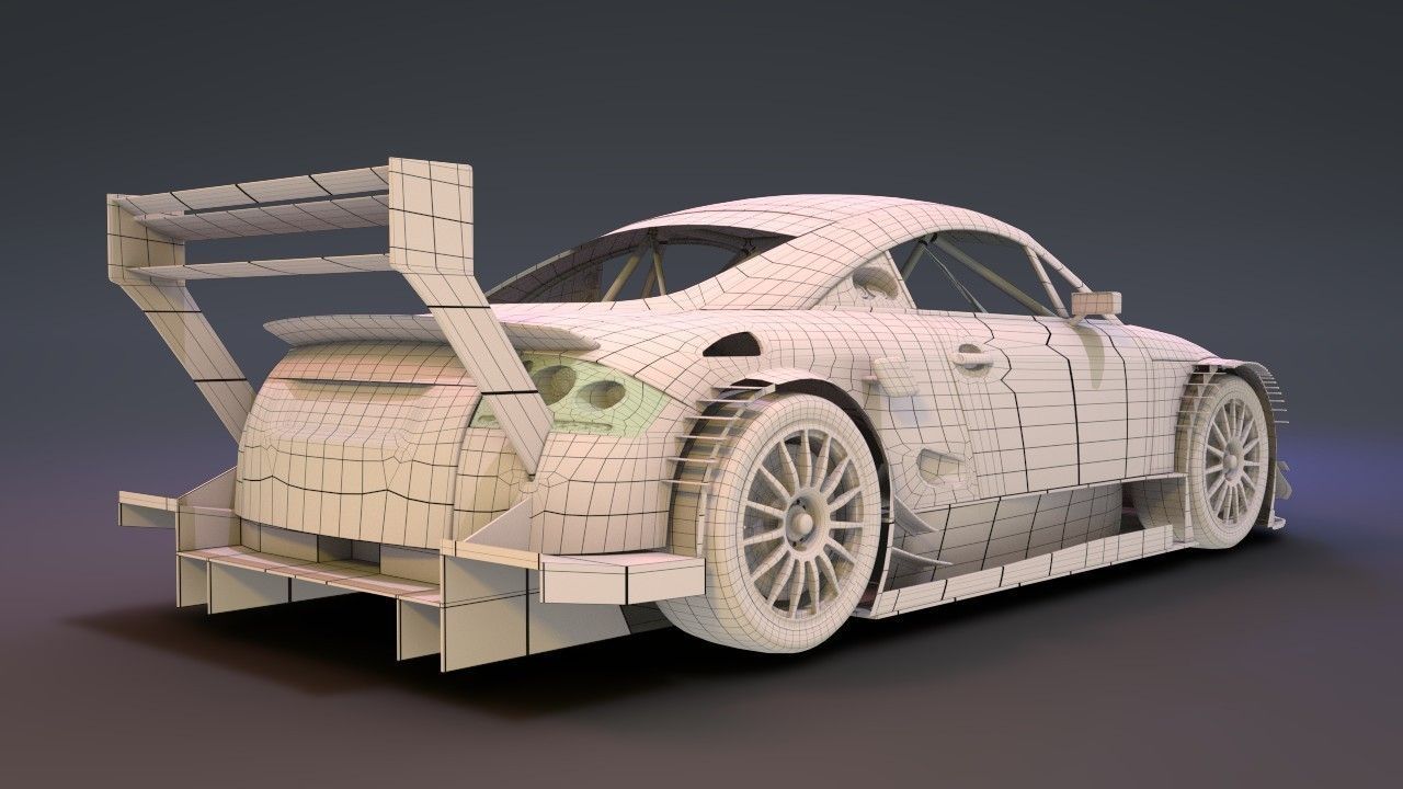 Audi TT-R DTM 2003 - Hasseroeder 3D model_12