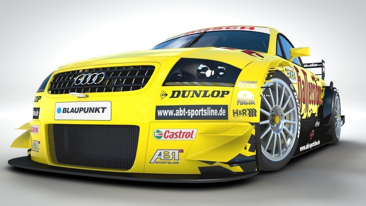 Audi TT-R DTM 2003 - Hasseroeder 3D model_8