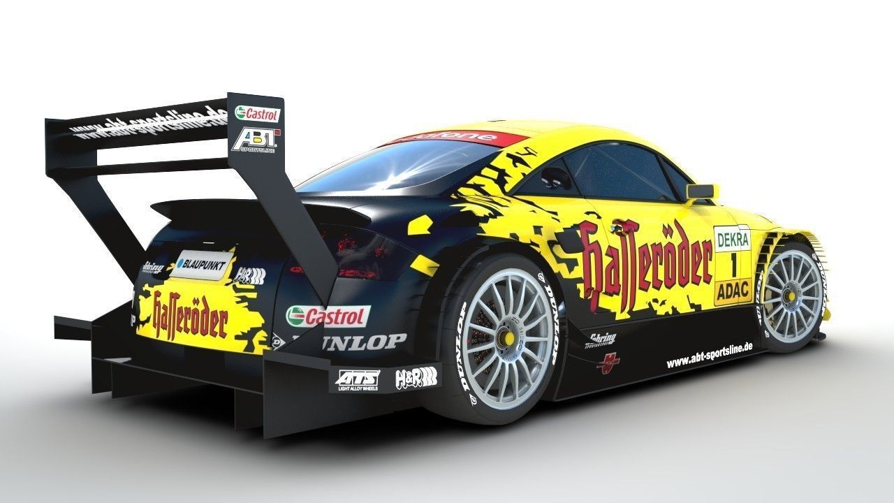 Audi TT-R DTM 2003 - Hasseroeder 3D model_3