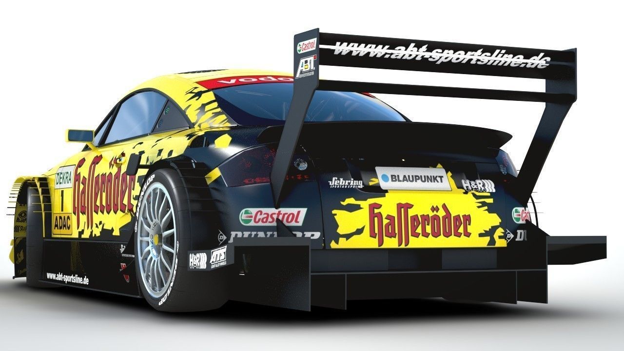 Audi TT-R DTM 2003 - Hasseroeder 3D model_7