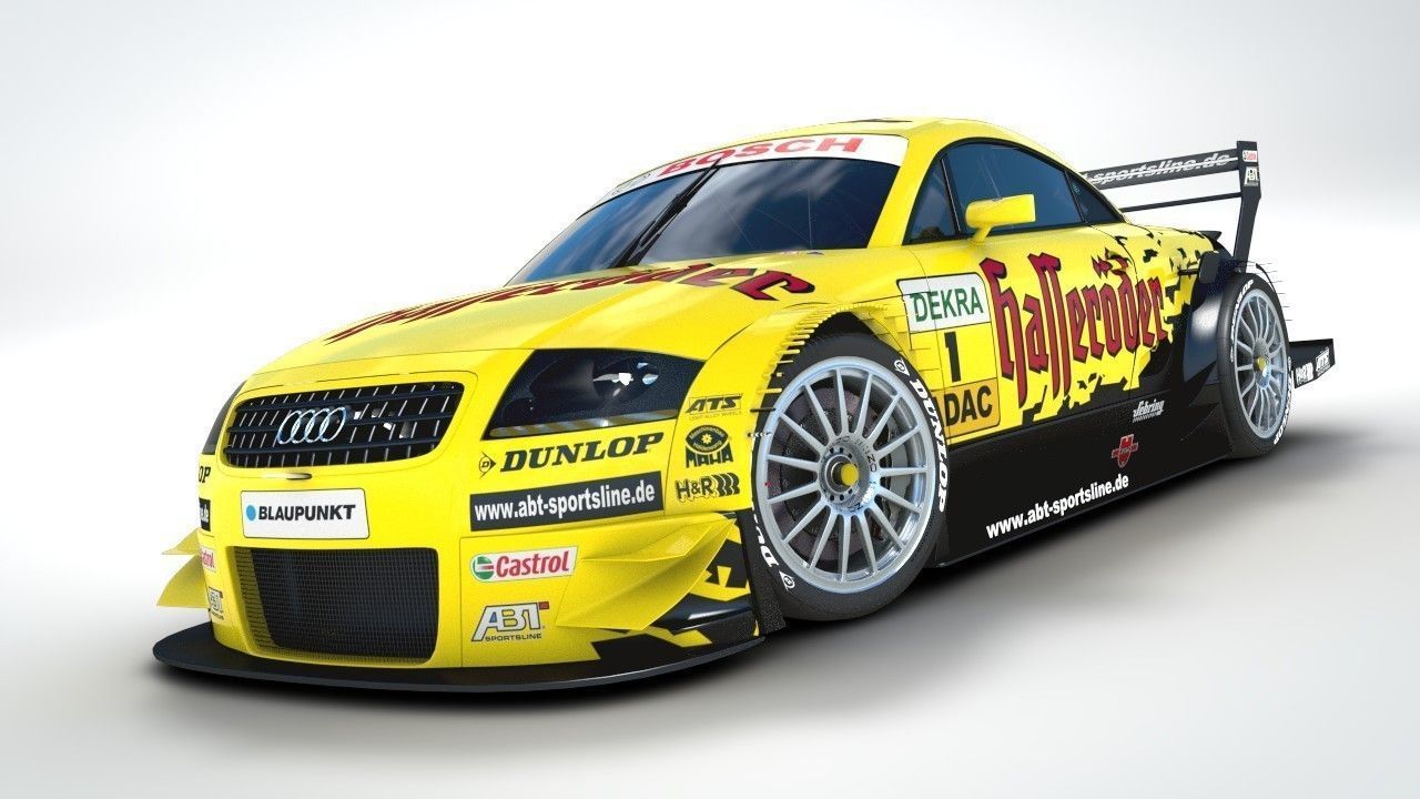 Audi TT-R DTM 2003 - Hasseroeder 3D model_1