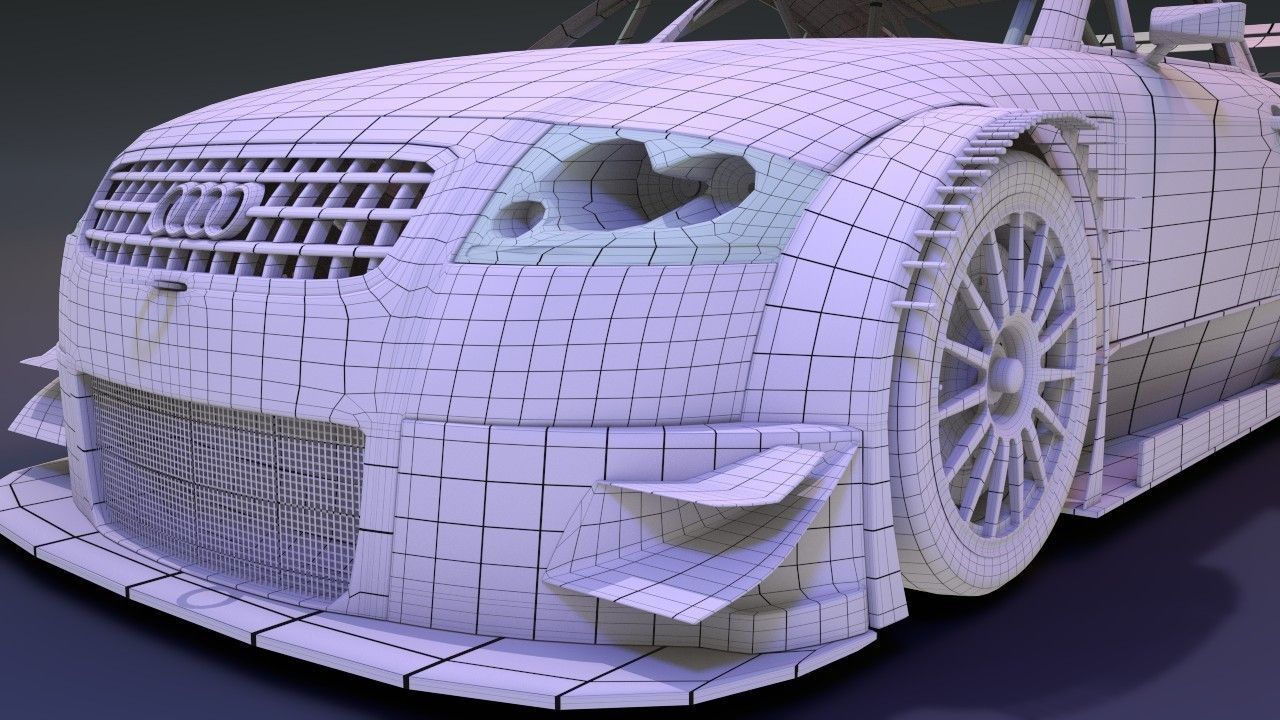 Audi TT-R DTM 2003 - Hasseroeder 3D model_15
