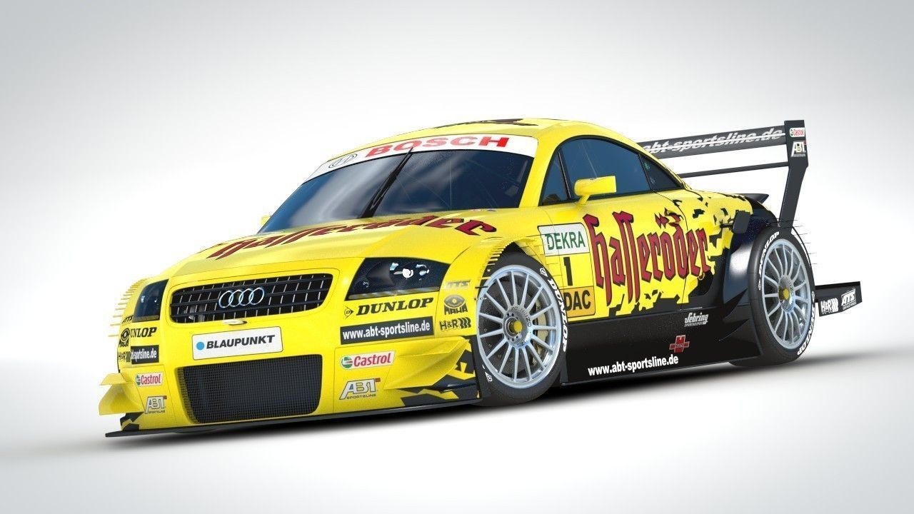 Audi TT-R DTM 2003 - Hasseroeder 3D model_2