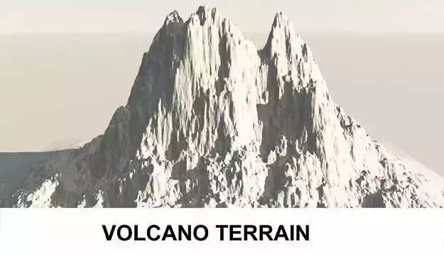 3d Terrain Volcano