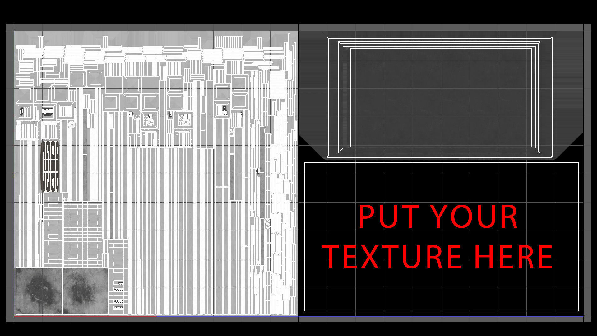 Led screen display Low-poly 3D model_12