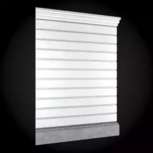 Wall siding on 3D model