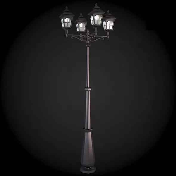 Street Light 3D model_0