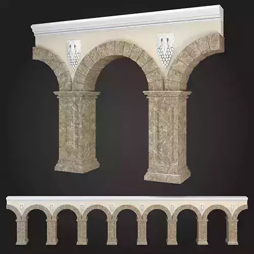 Arcade marble arches - marble arches
