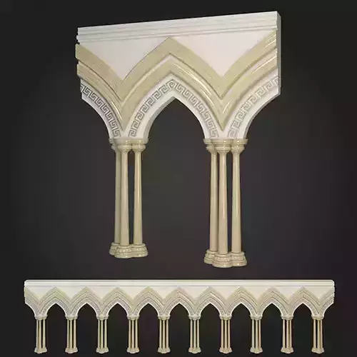 Arcade arches and columns - arches and columns - arches and columns