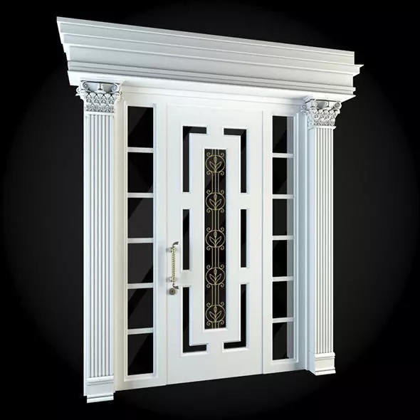 Door front 3D model_0