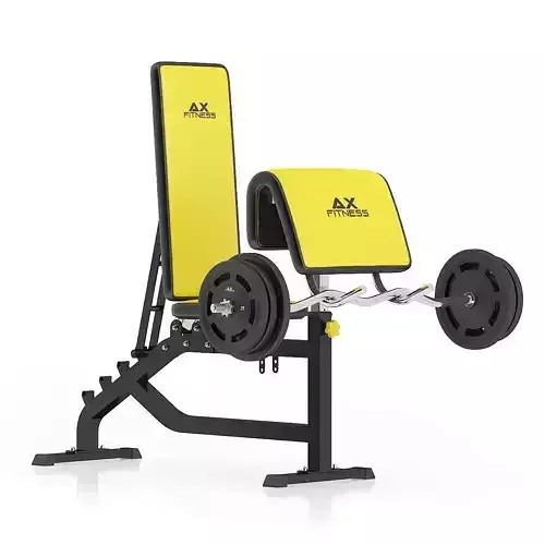 Arm Curl Bench 3D model