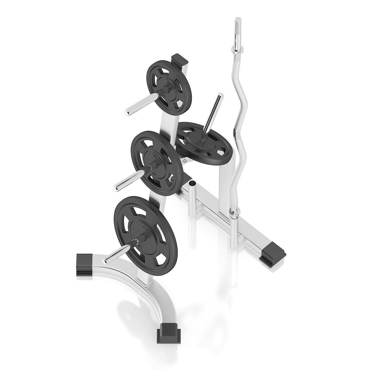 Weight Rack 3D model_2