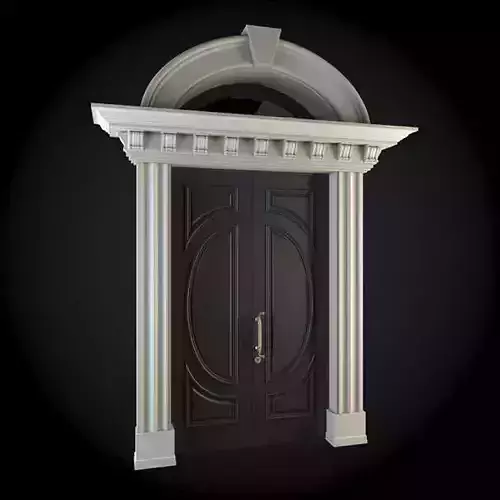 Door with columns