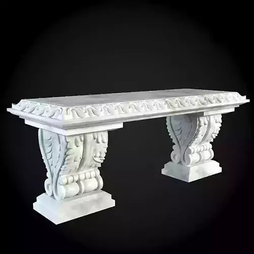 Bench marble console table