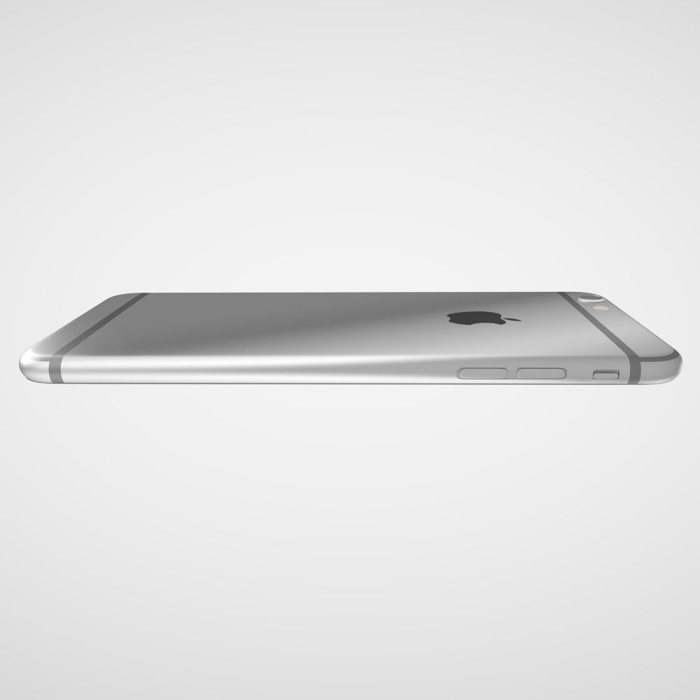 Apple iPhone 6 XL Smartphone Low-poly 3D model_5