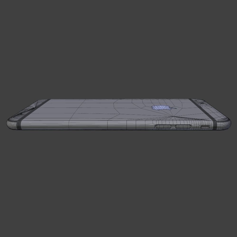 Apple iPhone 6 XL Smartphone Low-poly 3D model_14