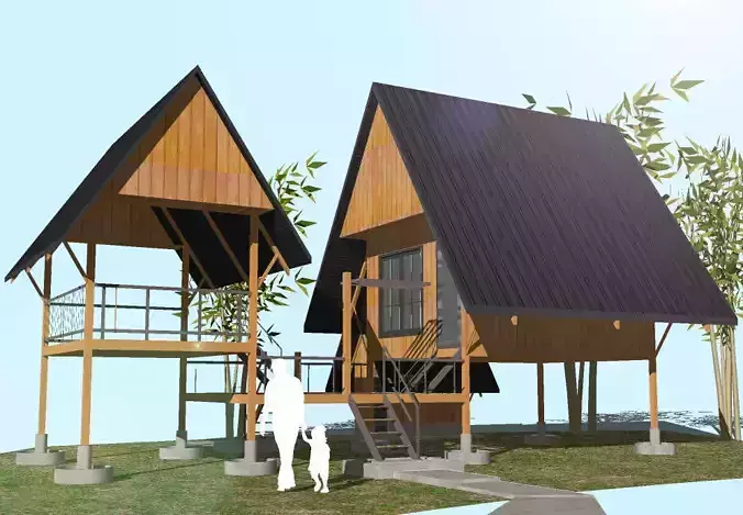 home at weekend-01 3D model