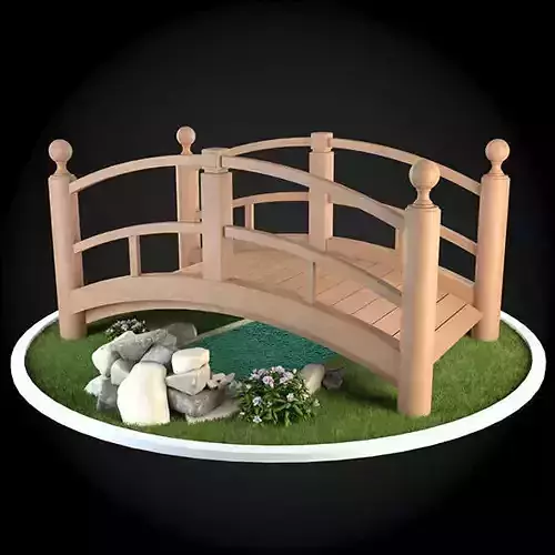 Bridge miniature wooden