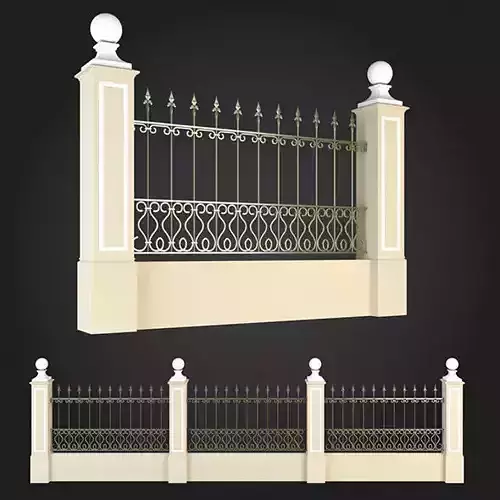 Fence wrought iron fences