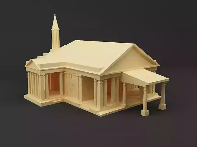 Armenian Church Singapore 3D print model