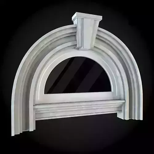 Window arched 3D model