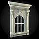 Window ornate 3D model_1