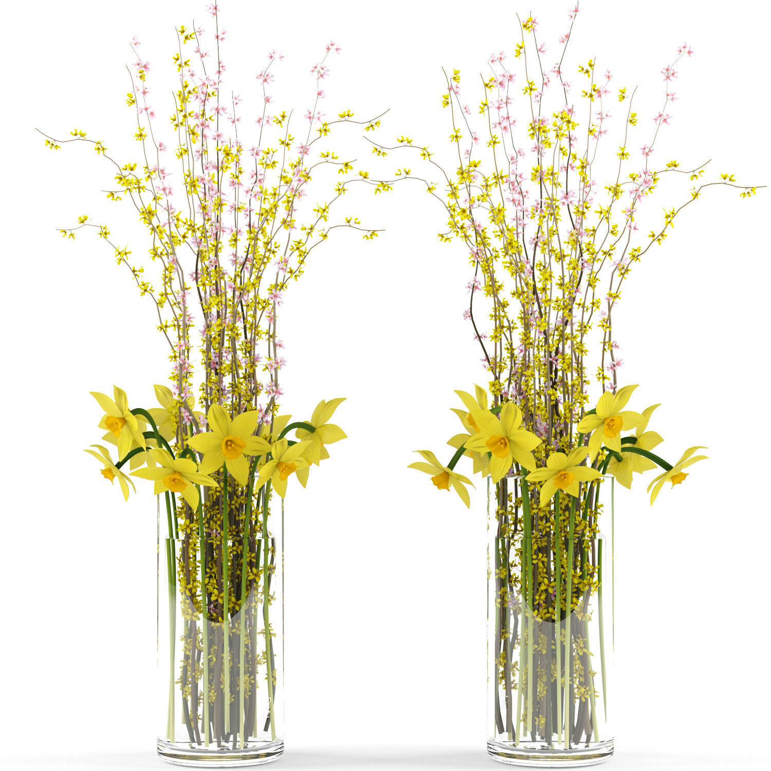 The Spring Bouquet 3D model_2