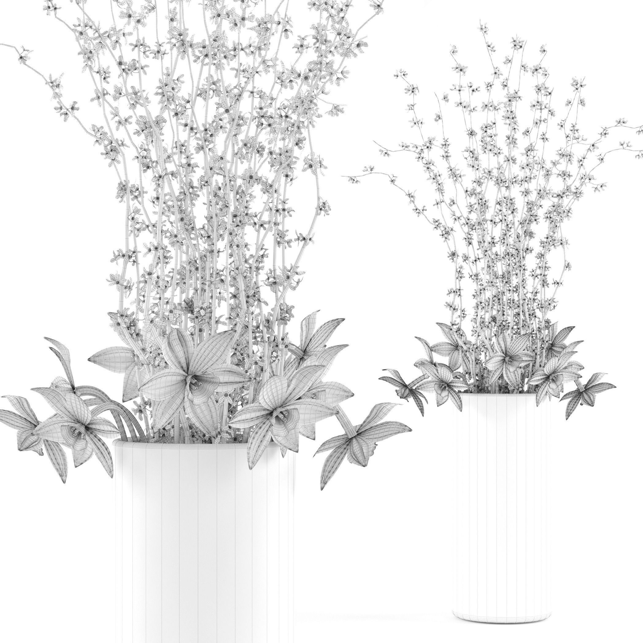 The Spring Bouquet 3D model_1