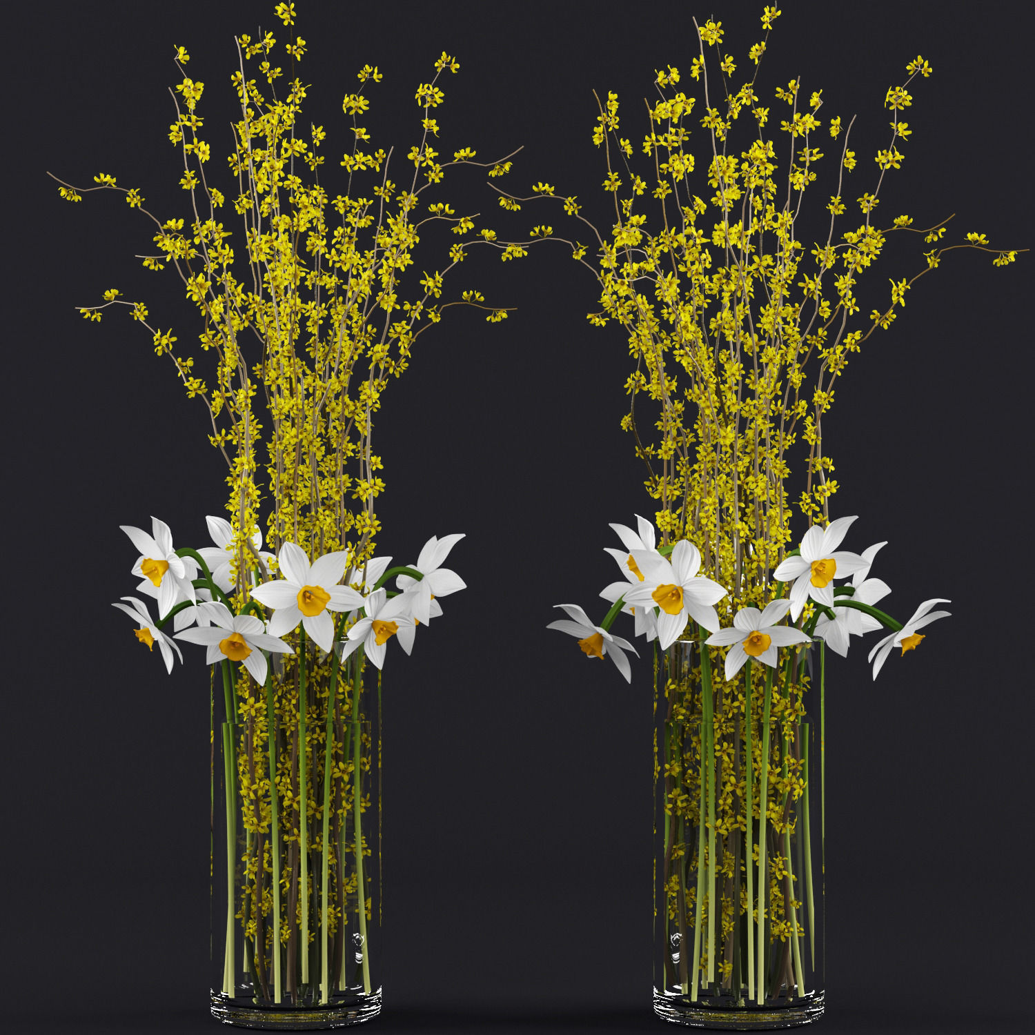 The Spring Bouquet 3D model_8