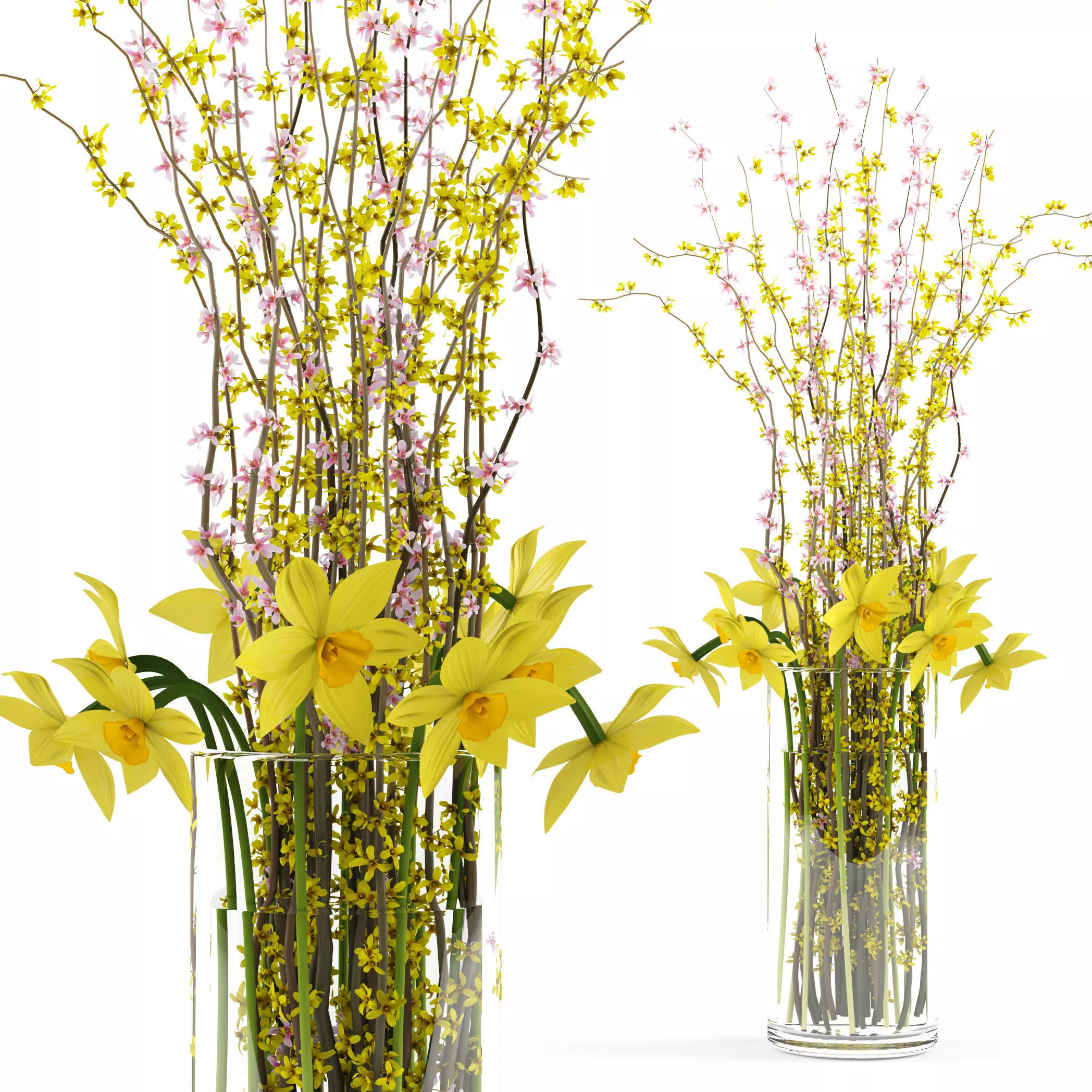 The Spring Bouquet 3D model_0