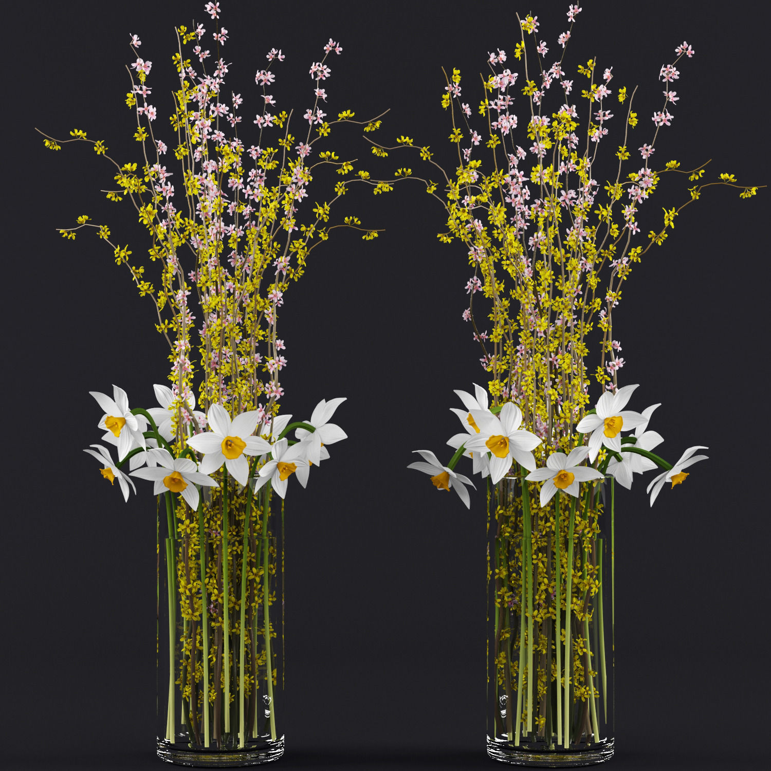 The Spring Bouquet 3D model_3