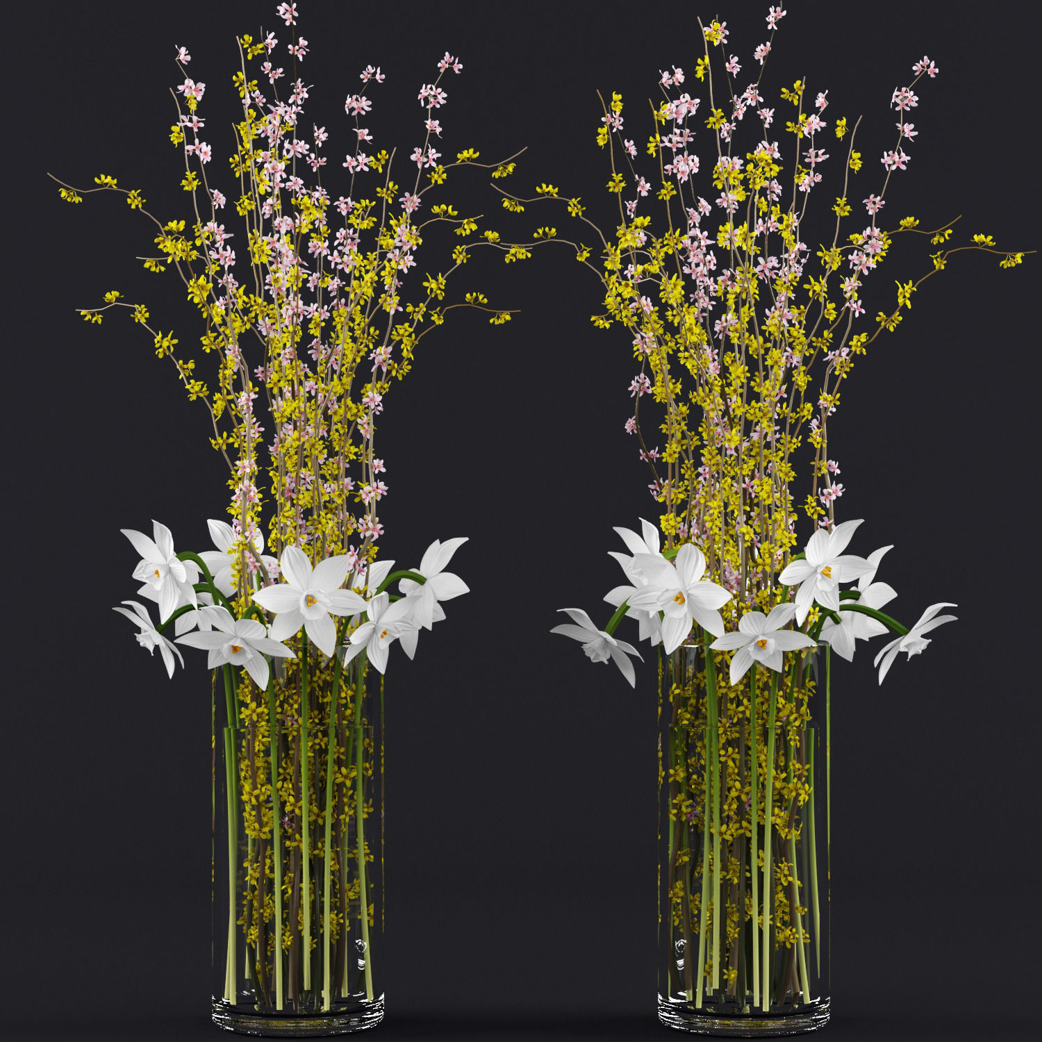 The Spring Bouquet 3D model_7