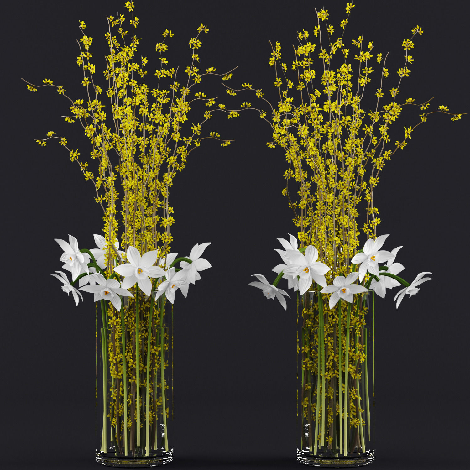 The Spring Bouquet 3D model_4