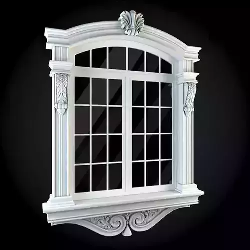 Window with ornate details