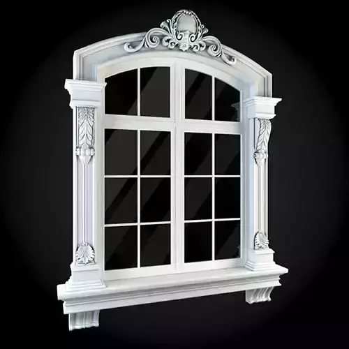 Window with ornate details