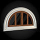 Window arched 3D model_1