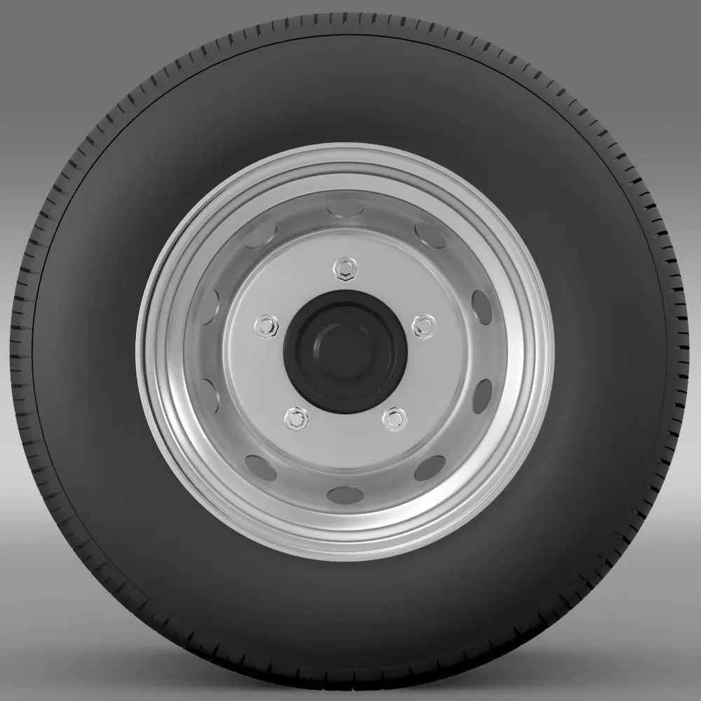 DongFeng Captain wheel2 3D model_0