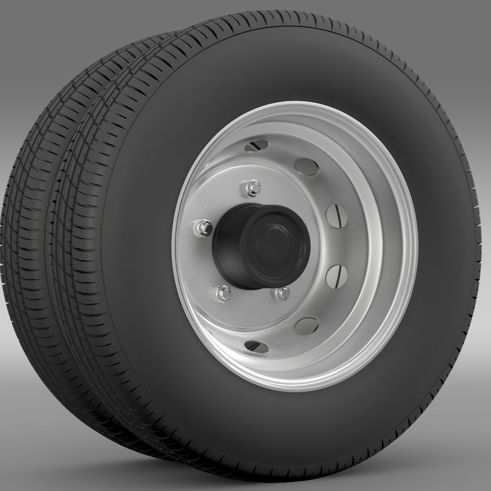 DongFeng Captain wheel2 3D model_1