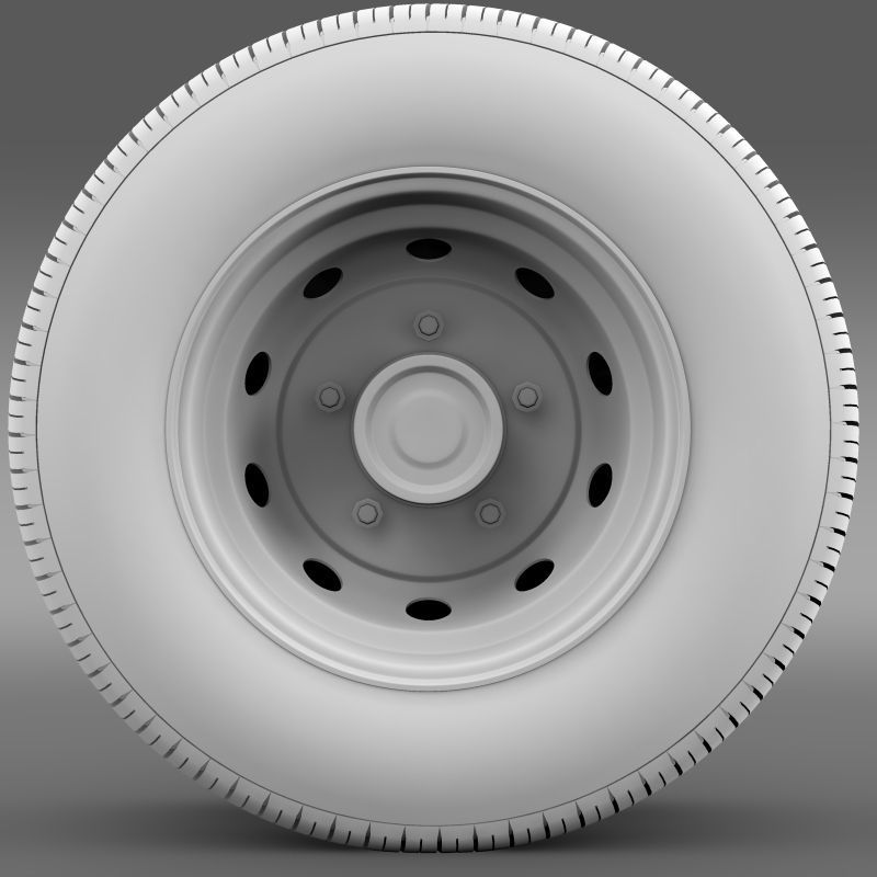 DongFeng Captain wheel2 3D model_6
