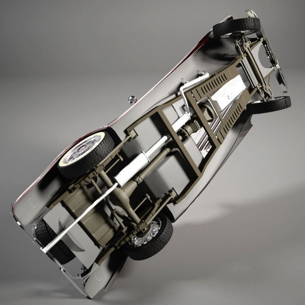 Mercedes-Benz 500K Roadster 3D model_12